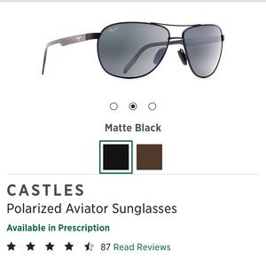 Castle Maui Jim Men’s Sunglasses